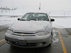 210 Voiture enneigée